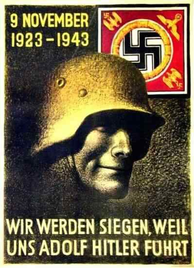 Немецкие плакаты времен второй мировой (22 Фото)