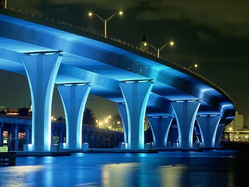 Мосты вночи (15 Фото)