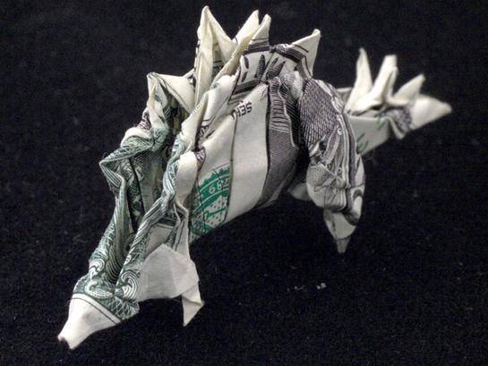 Оригами из купюр (24 Фото)