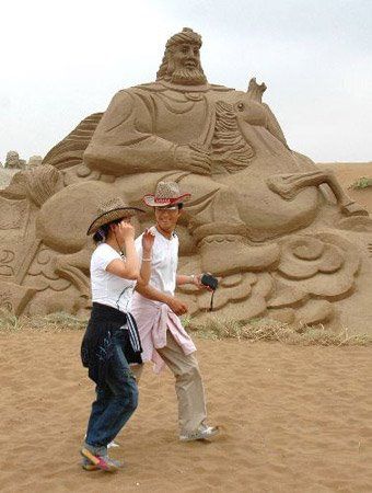 Скульптуры из песка (15 Фото)