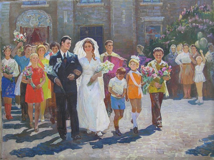 Советская свадьба (25 Фото)