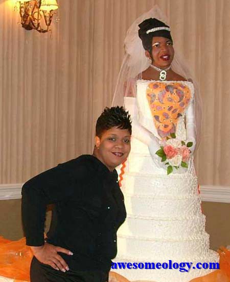 Забавный свадебный торт (5 Фото)