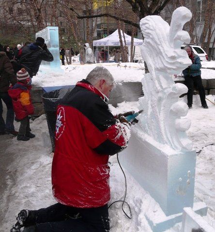 Скульптуры из льда (11 Фото)