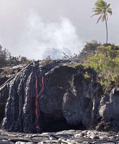 Гавайский вулкан (9 Фото)
