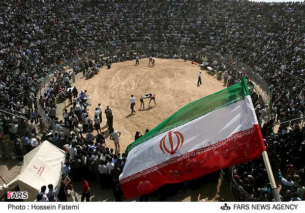 Реслинг в Иране (3 Фото)