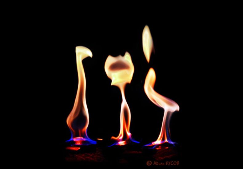 Креатив с огнем (9 Фото)