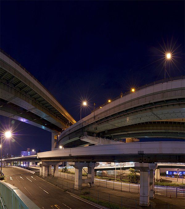 Японские дорожные развязки (38 Фото)
