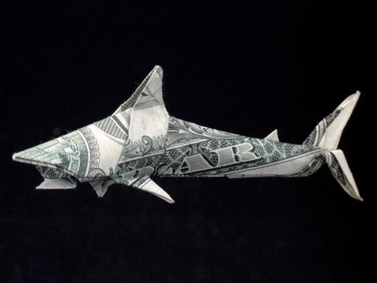 Оригами из долларов (20 Фото)
