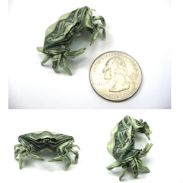 Оригами из долларов (20 Фото)