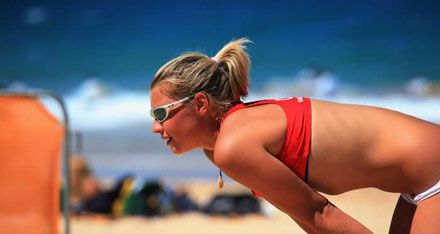 Пляжный волейбол - это очень красиво ;) (28 Фото)