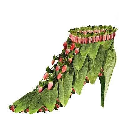 Цветочные туфельки. Красиво и необычно (26 Фото)