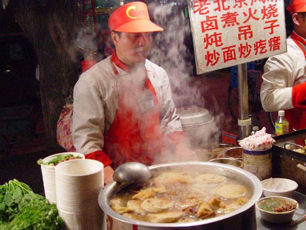 Китайская уличная еда (14 Фото)