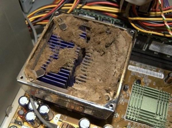 Очень пыльные компьютеры (14 Фото)