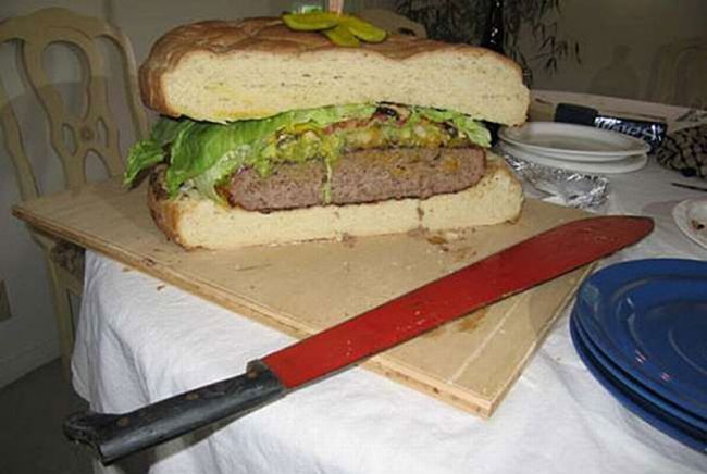 Мега-гамбургер (16 Фото)