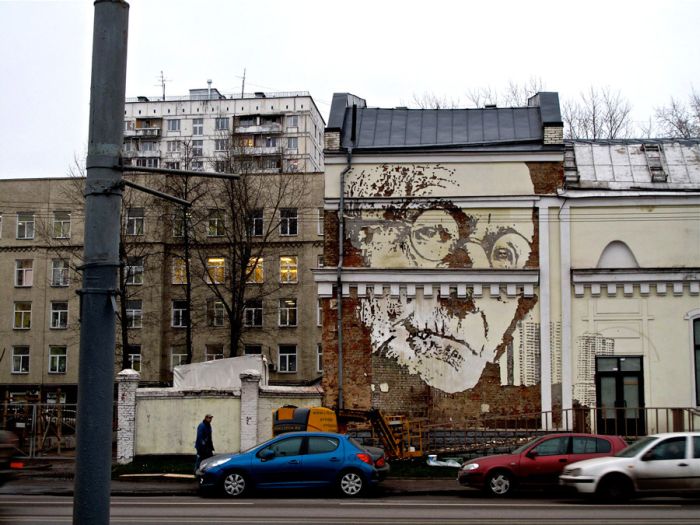 Vhils в Москве (3 фото)