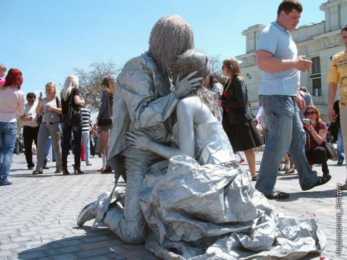Чемпионат живых скульптур в Евпатории 2010 (57 фото)