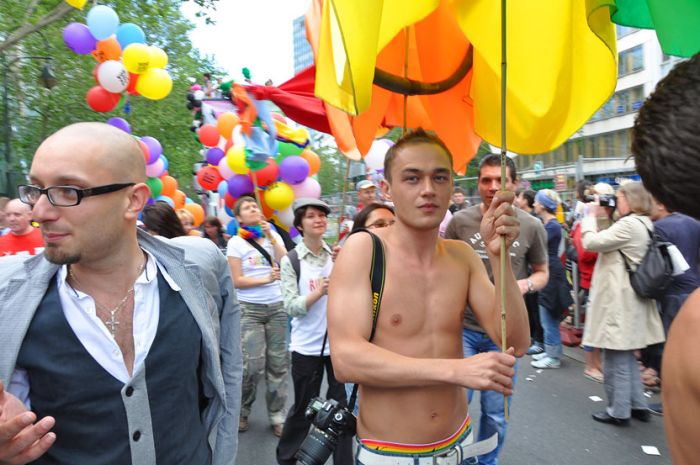Русские на гей-параде в Берлине (61 фото)