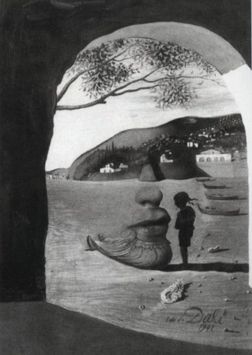 Оптические иллюзии в работах Сальвадор Дали (18 картин)