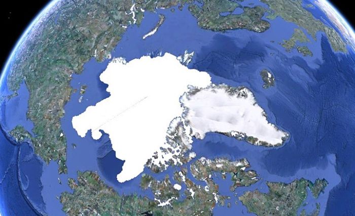 Северный полюс 2000-2010 (3 фото)