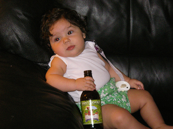 Дети с алкоголем (125 Фото)