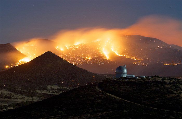 Лесные пожары в Техасе (28 Фото)