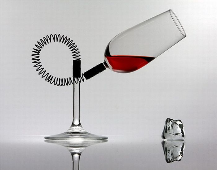 Прикольные натюрморты с вином (20 Фото)