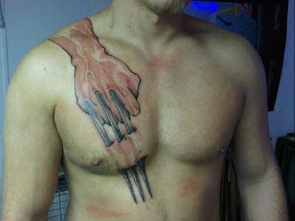 Татуировки в стиле Люди Икс (12 Фото)