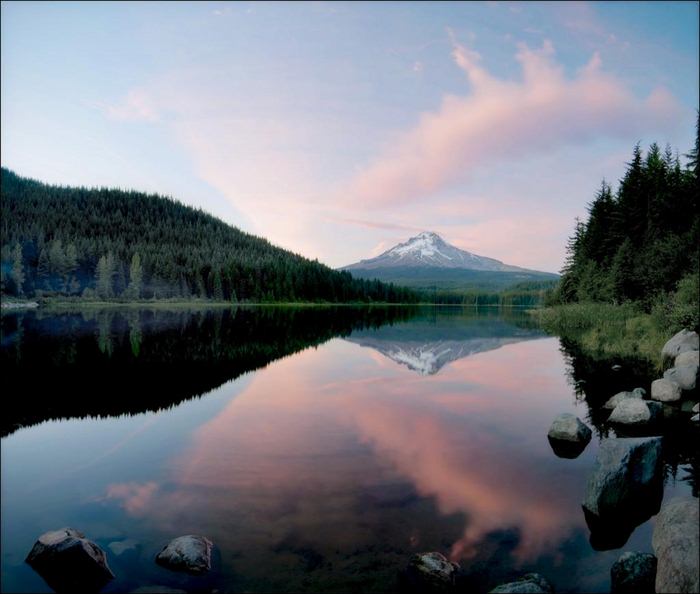 Удивительное отражение в чистейших озерах (18 Фото)