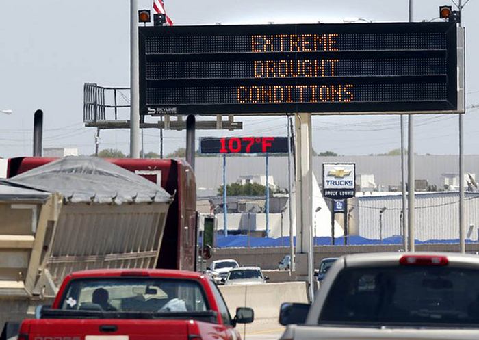 Небывалая страшная засуха в Техасе (11 Фото)