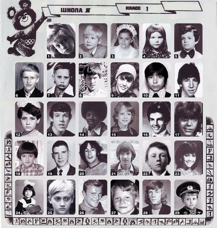 Звездные первоклассники 1979-1980 годов (2 фото)