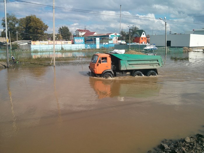 Борьба МЧС с наводнением на Амуре - фото 12