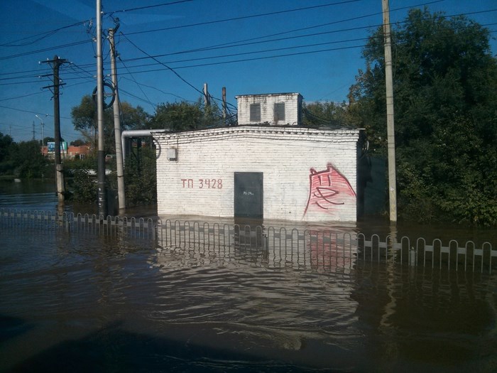 Борьба МЧС с наводнением на Амуре - фото 15