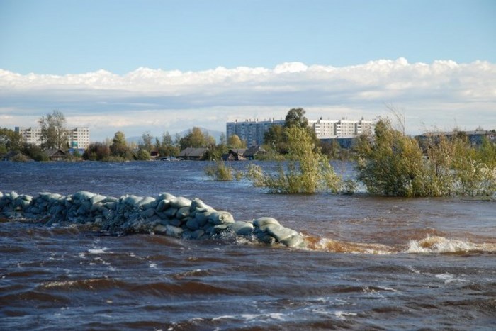 Борьба МЧС с наводнением на Амуре - фото 30