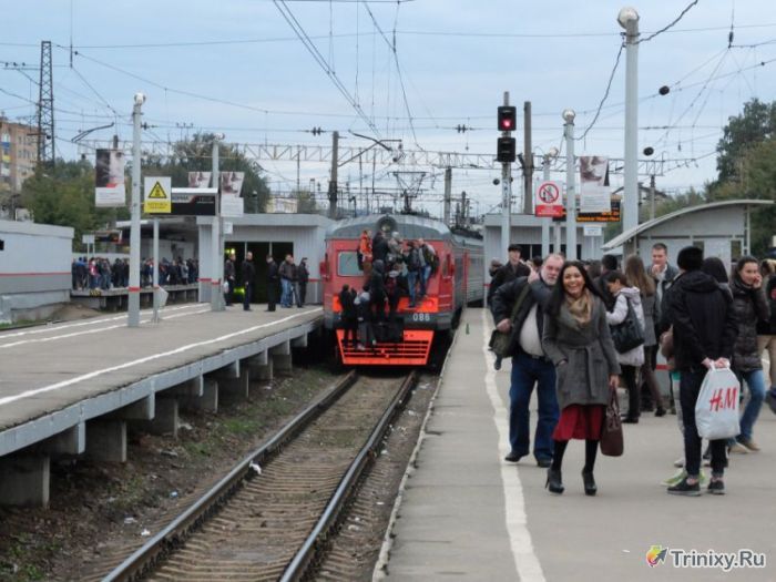 Inferno na estação ferroviária Khimki (7 fotos + vídeo)