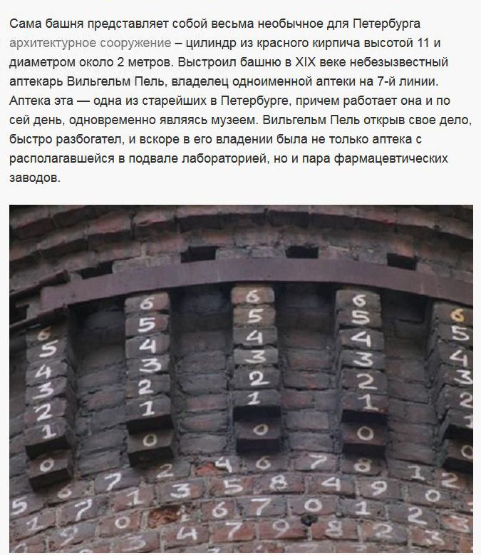 Неразгаданная тайна "Башни Грифонов" в Санкт-Петербурге (7 фото)