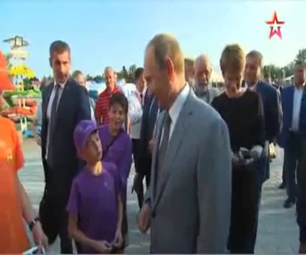 Путин объяснил мальчику, что происходит с рублем