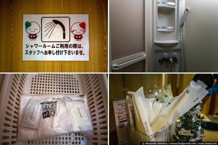 Ночевка в японском манга-кафе (21 фото)