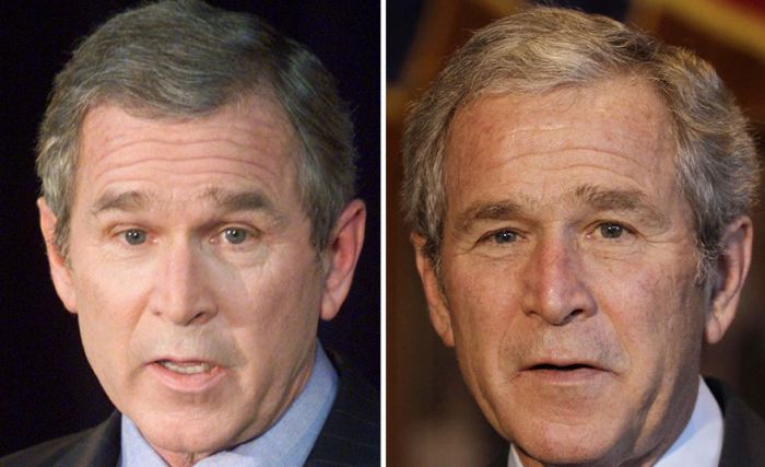 Как изменились президенты США за годы своего правления (10 фото)