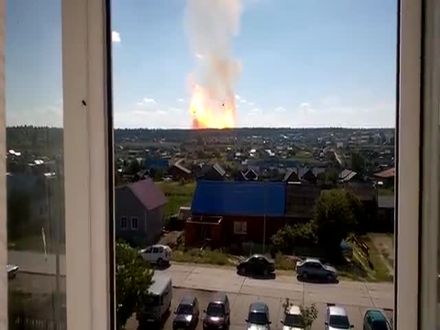 Взрыв газопровода в Пермском крае