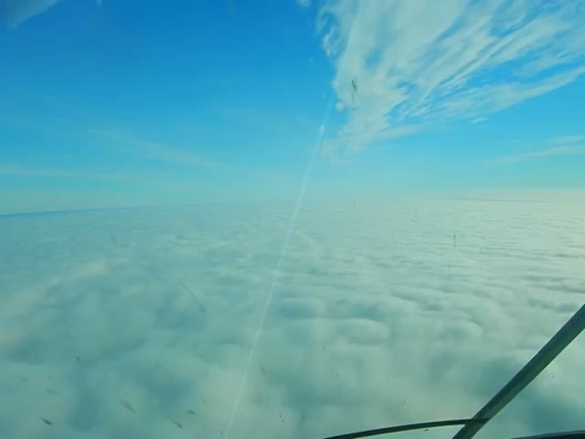 Посадка самолета в условиях густого тумана