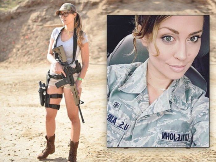 Американская военнослужащая Кариса Литтлджон, ставшая моделью (17 фото)