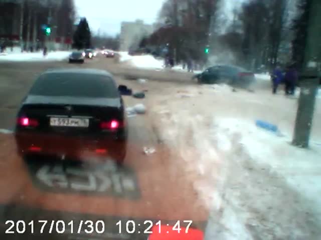 Серьезная авария в Рыбинске
