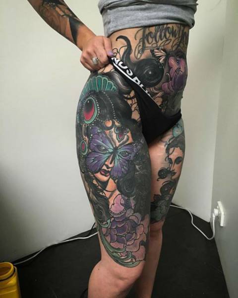 Красивые татуировки на телах девушек (57 фото)