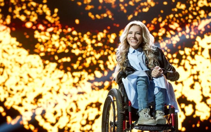 На «Евровидении-2017» от России выступит певица в инвалидном кресле Юлия Самойлова (3 фото + видео)