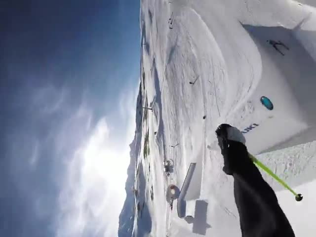 Невероятный лыжный фристайл от Йеспера Джадера