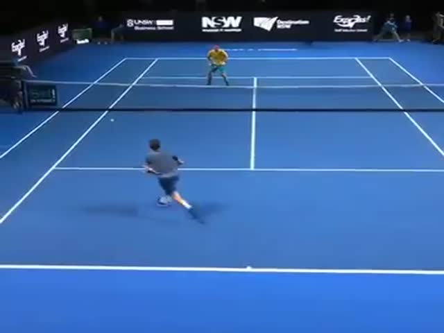 Невероятный теннисный поединок
