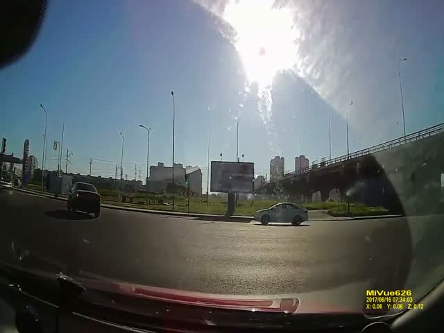 ДТП на перекрестке в Санкт-Петербурге