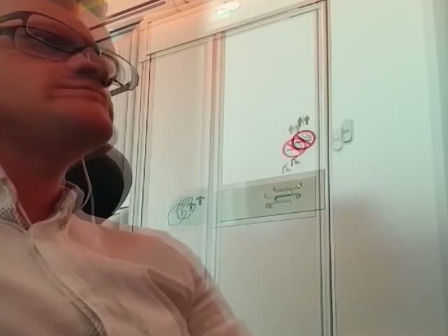 Разоблачение пары, уединившейся в туалете самолета