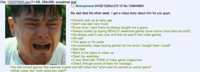 Трогательная история об отце и компьютерных играх