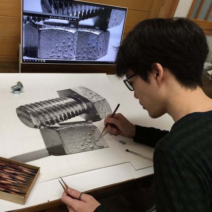 Кохеи Омори - талантливый художник, работающий в жанре гиперреализм (12 фото)